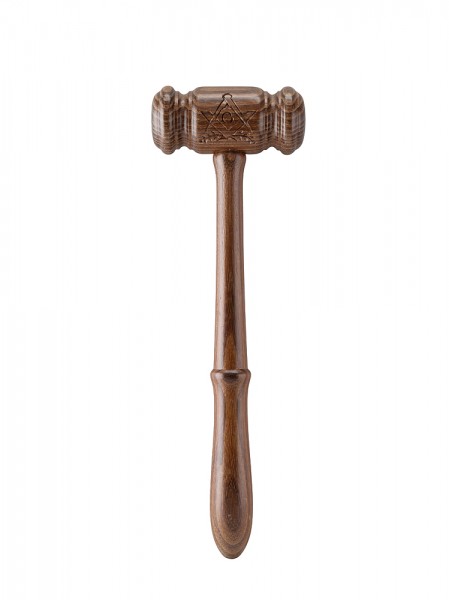 Gavel with Square and Compass